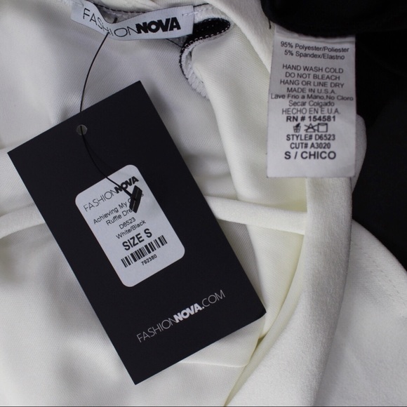 Fashion Nova Achieving My Goals Ruffle Dress Small - Picture 5 of 6